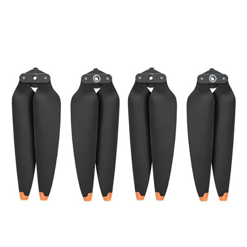 4 stücke Propeller 5747F Geräuscharm Quick-Release CW/CCW Propeller Fit for Air 3 Drone Zubehör(Orange) von LiiZZi