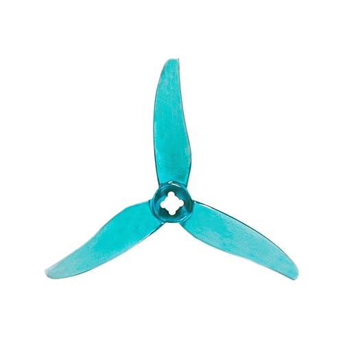 4PCS/2Pairs H 3520 3,5 X2X3 3-Blatt PC Propeller Fit for RC FPV Freestyle 3,5 Zoll Gefasste Drohnen Teile(2pairs Clear Blue) von LiiZZi