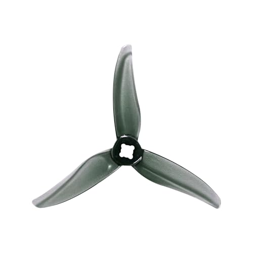 4PCS/2Pairs H 3520 3,5 X2X3 3-Blatt PC Propeller Fit for RC FPV Freestyle 3,5 Zoll Gefasste Drohnen Teile(2pairs Clear Grey) von LiiZZi