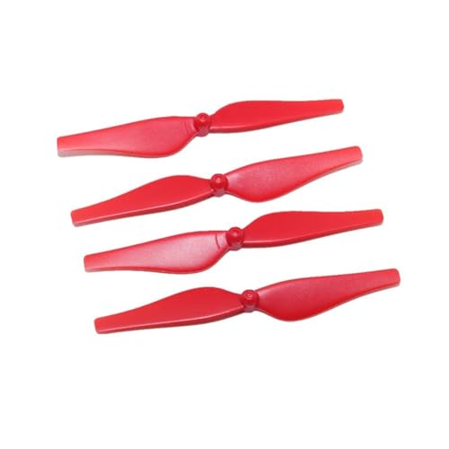 6 Paar Propeller Prop Ersatzteile passend for Drohnenzubehör(Red) von LiiZZi