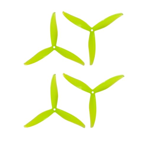 7043 X SL 7043-3 Racing 7X4.3X3 3-Blatt-Propeller passend for FPV Freestyle 7 Zoll Langstreckendrohnen(Fluorescent Yellow) von LiiZZi