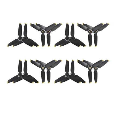 8 Pairs CW/CCW Propeller 5328S Requisiten Propeller Fit for FPV Combo Drone Zubehör(8pairs Golden) von LiiZZi