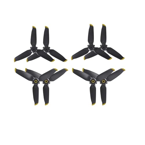 8 stücke Propeller 5328S CW/CCW Requisiten Fit for FPV Combo Drone Zubehör(Gold) von LiiZZi