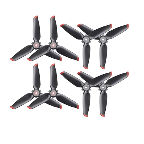 8 stücke Propeller 5328S CW/CCW Requisiten Fit for FPV Combo Drone Zubehör(Red) von LiiZZi