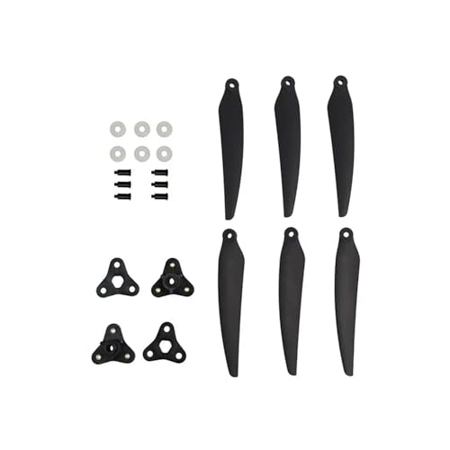 F1265 F1307 F1407 F1510 12 Zoll 15 Zoll Klapppropeller 3-Blatt-Glas-Nylon mit Metallclip Passend for Langstreckendrohnen(F1407 3-Blades) von LiiZZi