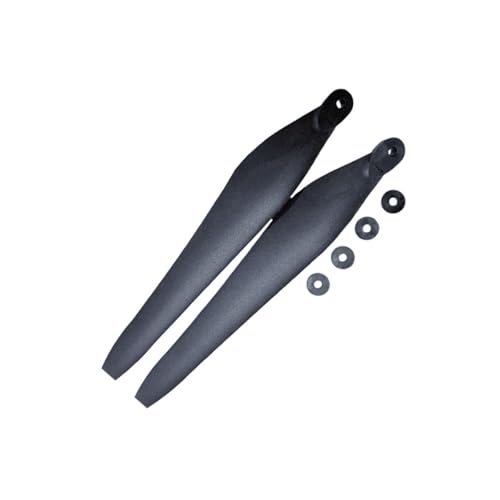 HW 3411 Faltbarer Propeller aus Carbon-Kunststoff, CW CCW, passend for X9 Motor FOC Power System, landwirtschaftliche Drohne(1PCS CCW Propeller) von LiiZZi