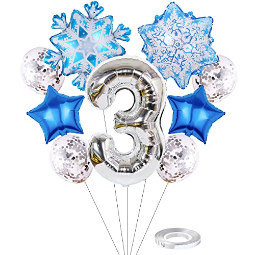 Liitata 3. Frozen Geburtstagsdeko Mädchen Frozen Luftballon Set Zahl 3 Folienballon Silber Große Schneeflocken Luftballon Mylar Ballon Konfetti Latexballon für Kinder Mädchen Geburtstag Party Deko Liitata 3. Frozen Geburtstagsdeko Mädchen Frozen Luftballon Set Zahl 3 Folienballon Silber Große Schneeflocken Luftballon Mylar Ballon Konfetti Latexballon für Kinder Mädchen Geburtstag Party Deko von Liitata