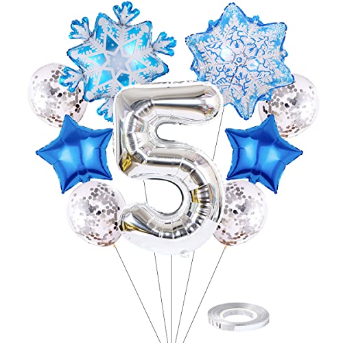 Liitata 5. Frozen Geburtstagsdeko Mädchen Frozen Luftballon Set Zahl 5 Folienballon Silber Große Schneeflocken Luftballon Mylar Ballon Konfetti Latexballon für Kinder Mädchen Geburtstag Party Deko Liitata 5. Frozen Geburtstagsdeko Mädchen Frozen Luftballon Set Zahl 5 Folienballon Silber Große Schneeflocken Luftballon Mylar Ballon Konfetti Latexballon für Kinder Mädchen Geburtstag Party Deko von Liitata