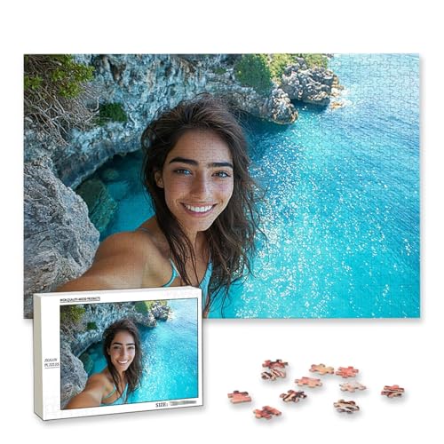 Personalisiertes Fotopuzzle, Personalisiert Puzzle 1000/1500/2000/3000/4000/5000 Teile Erwachsene, Gestalte Selbst Puzzle mit Bild, Holzpuzzle mit Eigenem Foto, für Valentinstag, Weihnachten, A-66 Personalisiertes Fotopuzzle, Personalisiert Puzzle 1000/1500/2000/3000/4000/5000 Teile Erwachsene, Gestalte Selbst Puzzle mit Bild, Holzpuzzle mit Eigenem Foto, für Valentinstag, Weihnachten, A-66 von Lijahoo