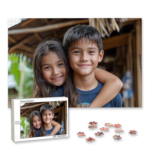 Personalisiertes Fotopuzzle, Personalisiert Puzzle 1000/1500/2000/3000/4000/5000 Teile Erwachsene, Gestalte Selbst Puzzle mit Bild, Holzpuzzle mit Eigenem Foto, für Valentinstag, Weihnachten, C-20 Personalisiertes Fotopuzzle, Personalisiert Puzzle 1000/1500/2000/3000/4000/5000 Teile Erwachsene, Gestalte Selbst Puzzle mit Bild, Holzpuzzle mit Eigenem Foto, für Valentinstag, Weihnachten, C-20 von Lijahoo