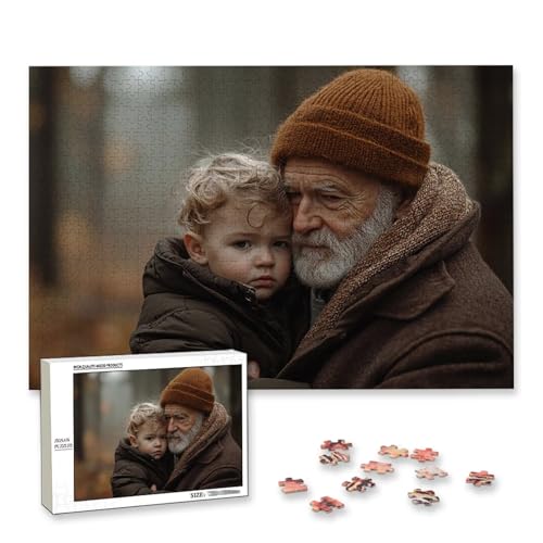 Personalisiertes Fotopuzzle, Personalisiert Puzzle 1000/1500/2000/3000/4000/5000 Teile Erwachsene, Gestalte Selbst Puzzle mit Bild, Holzpuzzle mit Eigenem Foto, für Valentinstag, Weihnachten, C-78 Personalisiertes Fotopuzzle, Personalisiert Puzzle 1000/1500/2000/3000/4000/5000 Teile Erwachsene, Gestalte Selbst Puzzle mit Bild, Holzpuzzle mit Eigenem Foto, für Valentinstag, Weihnachten, C-78 von Lijahoo