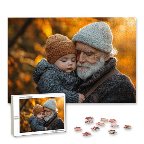 Personalisiertes Fotopuzzle, Personalisiert Puzzle 1000/1500/2000/3000/4000/5000 Teile Erwachsene, Gestalte Selbst Puzzle mit Bild, Holzpuzzle mit Eigenem Foto, für Valentinstag, Weihnachten, C-90 Personalisiertes Fotopuzzle, Personalisiert Puzzle 1000/1500/2000/3000/4000/5000 Teile Erwachsene, Gestalte Selbst Puzzle mit Bild, Holzpuzzle mit Eigenem Foto, für Valentinstag, Weihnachten, C-90 von Lijahoo