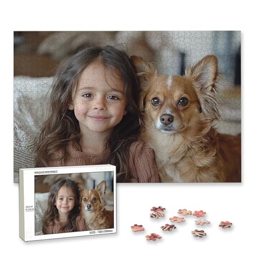Personalisiertes Fotopuzzle, Personalisiert Puzzle 1000/1500/2000/3000/4000/5000 Teile Erwachsene, Gestalte Selbst Puzzle mit Bild, Holzpuzzle mit Eigenem Foto, für Valentinstag, Weihnachten, D-61 Personalisiertes Fotopuzzle, Personalisiert Puzzle 1000/1500/2000/3000/4000/5000 Teile Erwachsene, Gestalte Selbst Puzzle mit Bild, Holzpuzzle mit Eigenem Foto, für Valentinstag, Weihnachten, D-61 von Lijahoo
