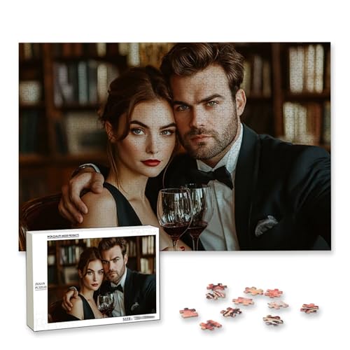 Personalisiertes Fotopuzzle, Personalisiert Puzzle 1000/1500/2000/3000/4000/5000 Teile Erwachsene, Gestalte Selbst Puzzle mit Bild, Holzpuzzle mit Eigenem Foto, für Valentinstag, Weihnachten, D-88 Personalisiertes Fotopuzzle, Personalisiert Puzzle 1000/1500/2000/3000/4000/5000 Teile Erwachsene, Gestalte Selbst Puzzle mit Bild, Holzpuzzle mit Eigenem Foto, für Valentinstag, Weihnachten, D-88 von Lijahoo
