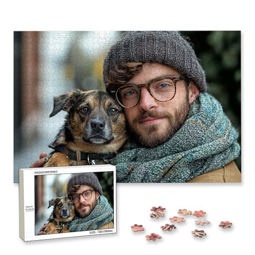 Personalisiertes Fotopuzzle, Personalisiert Puzzle 1000/1500/2000/3000/4000/5000 Teile Erwachsene, Gestalte Selbst Puzzle mit Bild, Holzpuzzle mit Eigenem Foto, für Valentinstag, Weihnachten, E-30 Personalisiertes Fotopuzzle, Personalisiert Puzzle 1000/1500/2000/3000/4000/5000 Teile Erwachsene, Gestalte Selbst Puzzle mit Bild, Holzpuzzle mit Eigenem Foto, für Valentinstag, Weihnachten, E-30 von Lijahoo