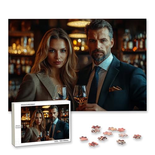 Personalisiertes Fotopuzzle, Personalisiert Puzzle 1000/1500/2000/3000/4000/5000 Teile Erwachsene, Gestalte Selbst Puzzle mit Bild, Holzpuzzle mit Eigenem Foto, für Valentinstag, Weihnachten, E-4 Personalisiertes Fotopuzzle, Personalisiert Puzzle 1000/1500/2000/3000/4000/5000 Teile Erwachsene, Gestalte Selbst Puzzle mit Bild, Holzpuzzle mit Eigenem Foto, für Valentinstag, Weihnachten, E-4 von Lijahoo