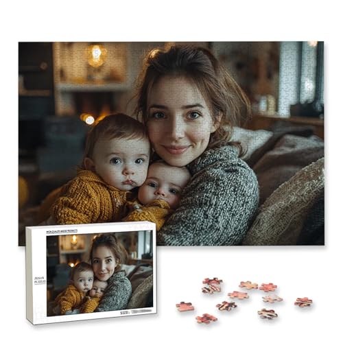 Personalisiertes Fotopuzzle, Personalisiert Puzzle 1000/1500/2000/3000/4000/5000 Teile Erwachsene, Gestalte Selbst Puzzle mit Bild, Holzpuzzle mit Eigenem Foto, für Valentinstag, Weihnachten, E-60 Personalisiertes Fotopuzzle, Personalisiert Puzzle 1000/1500/2000/3000/4000/5000 Teile Erwachsene, Gestalte Selbst Puzzle mit Bild, Holzpuzzle mit Eigenem Foto, für Valentinstag, Weihnachten, E-60 von Lijahoo