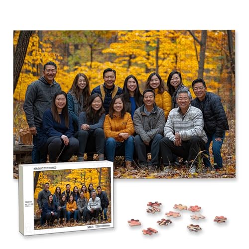 Personalisiertes Fotopuzzle, Personalisiert Puzzle 1000/1500/2000/3000/4000/5000 Teile Erwachsene, Gestalte Selbst Puzzle mit Bild, Holzpuzzle mit Eigenem Foto, für Valentinstag, Weihnachten, H-10 Personalisiertes Fotopuzzle, Personalisiert Puzzle 1000/1500/2000/3000/4000/5000 Teile Erwachsene, Gestalte Selbst Puzzle mit Bild, Holzpuzzle mit Eigenem Foto, für Valentinstag, Weihnachten, H-10 von Lijahoo