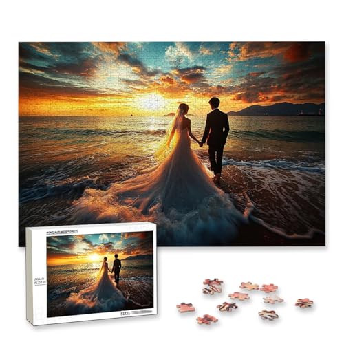 Personalisiertes Fotopuzzle, Personalisiert Puzzle 1000/1500/2000/3000/4000/5000 Teile Erwachsene, Gestalte Selbst Puzzle mit Bild, Holzpuzzle mit Eigenem Foto, für Valentinstag, Weihnachten, I-20 Personalisiertes Fotopuzzle, Personalisiert Puzzle 1000/1500/2000/3000/4000/5000 Teile Erwachsene, Gestalte Selbst Puzzle mit Bild, Holzpuzzle mit Eigenem Foto, für Valentinstag, Weihnachten, I-20 von Lijahoo
