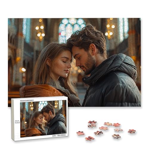 Personalisiertes Fotopuzzle, Personalisiert Puzzle 1000/1500/2000/3000/4000/5000 Teile Erwachsene, Gestalte Selbst Puzzle mit Bild, Holzpuzzle mit Eigenem Foto, für Valentinstag, Weihnachten, I-53 Personalisiertes Fotopuzzle, Personalisiert Puzzle 1000/1500/2000/3000/4000/5000 Teile Erwachsene, Gestalte Selbst Puzzle mit Bild, Holzpuzzle mit Eigenem Foto, für Valentinstag, Weihnachten, I-53 von Lijahoo