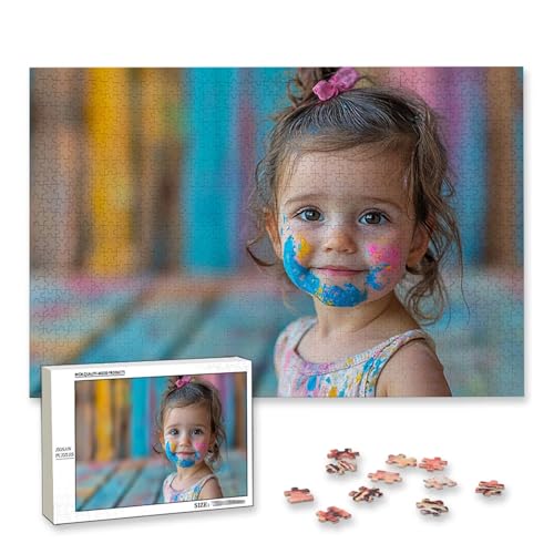 Personalisiertes Fotopuzzle, Personalisiert Puzzle 1000/1500/2000/3000/4000/5000 Teile Erwachsene, Gestalte Selbst Puzzle mit Bild, Holzpuzzle mit Eigenem Foto, für Valentinstag, Weihnachten, J-60 Personalisiertes Fotopuzzle, Personalisiert Puzzle 1000/1500/2000/3000/4000/5000 Teile Erwachsene, Gestalte Selbst Puzzle mit Bild, Holzpuzzle mit Eigenem Foto, für Valentinstag, Weihnachten, J-60 von Lijahoo