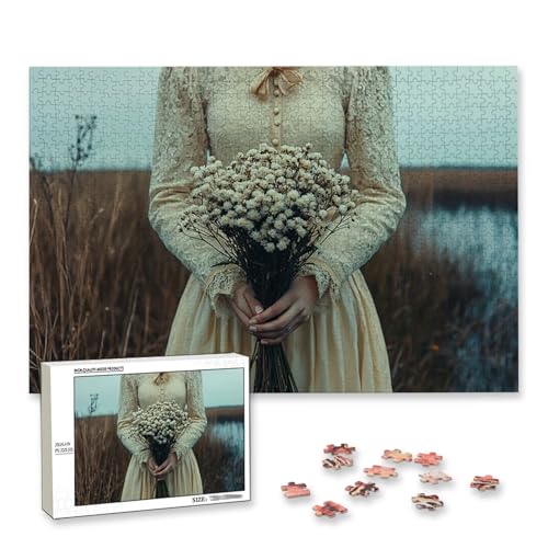 Personalisiertes Puzzle mit Eigenem Foto, Personalisiertes Puzzle 1000 Teile Erwachsene, Gestalte Selbst Holzpuzzle mit Bild, Fotopuzzle mit Benutzerdefiniertes Geschenkbox, für Geschenke, Deko, E-91 von Lijahoo