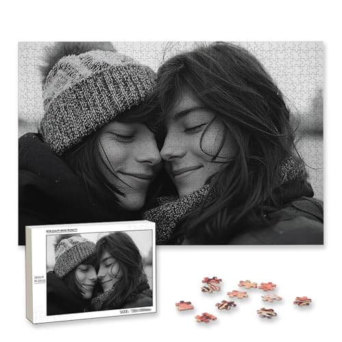 Personalisiertes Puzzle mit Eigenem Foto, Personalisiertes Puzzle 1500 Teile Erwachsene, Gestalte Selbst Holzpuzzle mit Bild, Fotopuzzle mit Benutzerdefiniertes Geschenkbox, für Geschenke, Deko, H-58 Personalisiertes Puzzle mit Eigenem Foto, Personalisiertes Puzzle 1500 Teile Erwachsene, Gestalte Selbst Holzpuzzle mit Bild, Fotopuzzle mit Benutzerdefiniertes Geschenkbox, für Geschenke, Deko, H-58 von Lijahoo