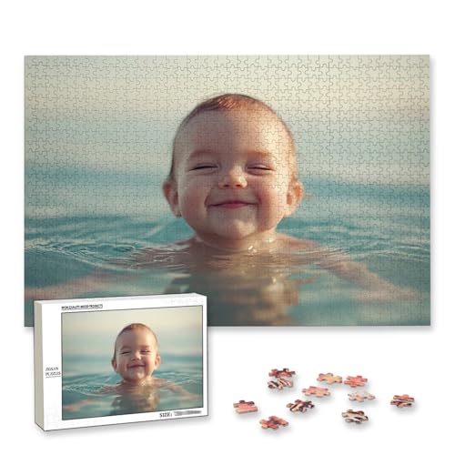 Personalisiertes Puzzle mit Eigenem Foto, Personalisiertes Puzzle 2000 Teile Erwachsene, Gestalte Selbst Holzpuzzle mit Bild, Fotopuzzle mit Benutzerdefiniertes Geschenkbox, für Geschenke, Deko, A-45 von Lijahoo