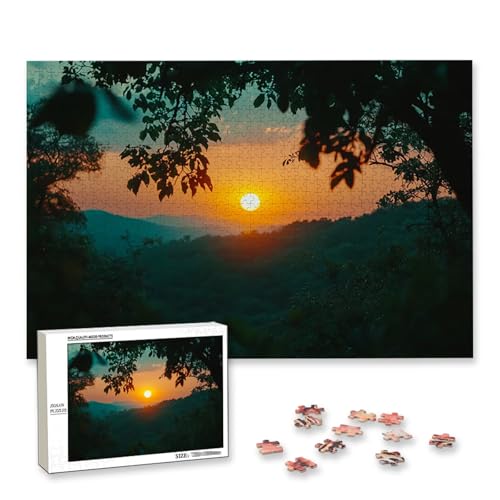 Personalisiertes Puzzle mit Eigenem Foto, Personalisiertes Puzzle 2000 Teile Erwachsene, Gestalte Selbst Holzpuzzle mit Bild, Fotopuzzle mit Benutzerdefiniertes Geschenkbox, für Geschenke, Deko, G-47 von Lijahoo