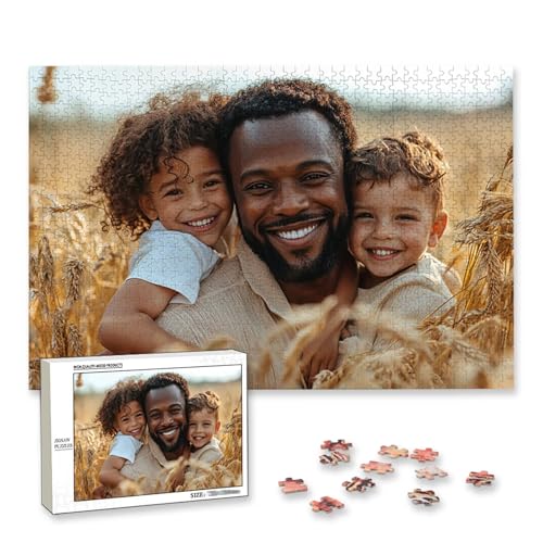 Personalisiertes Puzzle mit Eigenem Foto, Personalisiertes Puzzle 2000 Teile Erwachsene, Gestalte Selbst Holzpuzzle mit Bild, Fotopuzzle mit Benutzerdefiniertes Geschenkbox, für Geschenke, Deko, K-25 von Lijahoo