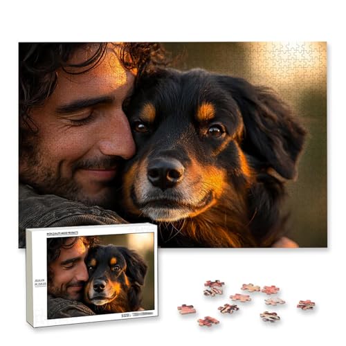 Personalisiertes Puzzle mit Eigenem Foto, Personalisiertes Puzzle 2000 Teile Erwachsene, Gestalte Selbst Holzpuzzle mit Bild, Fotopuzzle mit Benutzerdefiniertes Geschenkbox, für Geschenke, Deko, M-49 von Lijahoo