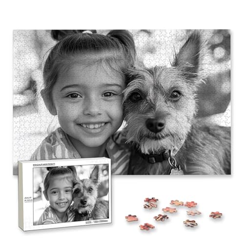 Personalisiertes Puzzle mit Eigenem Foto, Personalisiertes Puzzle 3000 Teile Erwachsene, Gestalte Selbst Holzpuzzle mit Bild, Fotopuzzle mit Benutzerdefiniertes Geschenkbox, für Geschenke, Deko, D-40 von Lijahoo
