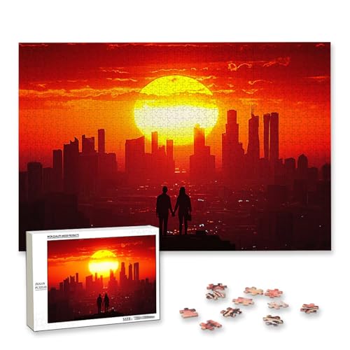 Personalisiertes Puzzle mit Eigenem Foto, Personalisiertes Puzzle 4000 Teile Erwachsene, Gestalte Selbst Holzpuzzle mit Bild, Fotopuzzle mit Benutzerdefiniertes Geschenkbox, für Geschenke, Deko, B-3 von Lijahoo