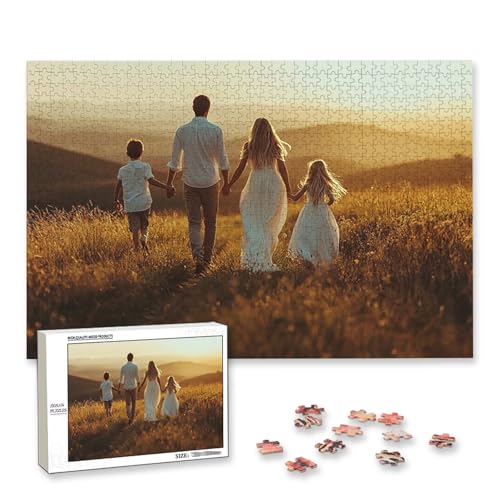 Personalisiertes Puzzle mit Eigenem Foto, Personalisiertes Puzzle 4000 Teile Erwachsene, Gestalte Selbst Holzpuzzle mit Bild, Fotopuzzle mit Benutzerdefiniertes Geschenkbox, für Geschenke, Deko, C-57 von Lijahoo