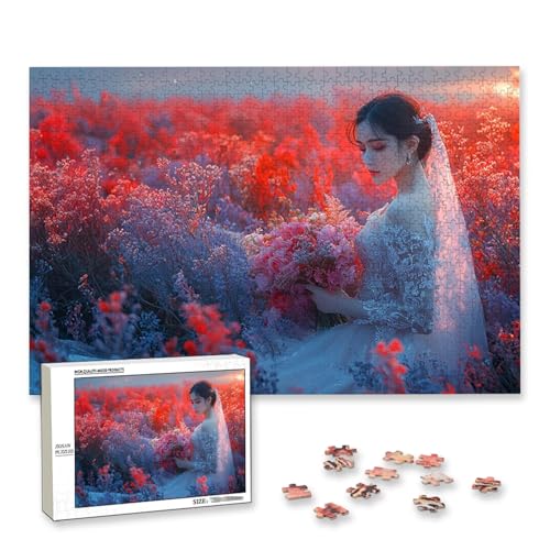 Personalisiertes Puzzle mit Eigenem Foto, Personalisiertes Puzzle 4000 Teile Erwachsene, Gestalte Selbst Holzpuzzle mit Bild, Fotopuzzle mit Benutzerdefiniertes Geschenkbox, für Geschenke, Deko, F-37 von Lijahoo