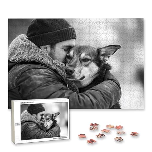 Personalisiertes Puzzle mit Eigenem Foto, Personalisiertes Puzzle 4000 Teile Erwachsene, Gestalte Selbst Holzpuzzle mit Bild, Fotopuzzle mit Benutzerdefiniertes Geschenkbox, für Geschenke, Deko, M-9 von Lijahoo