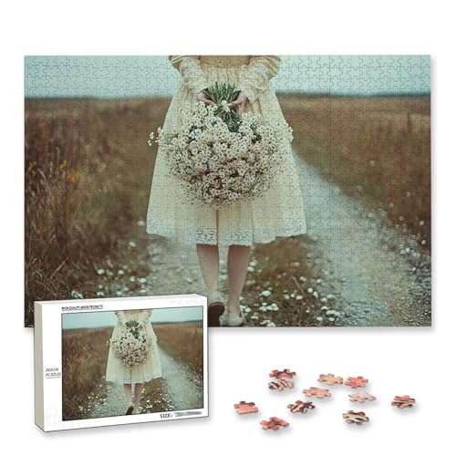 Personalisiertes Puzzle mit Eigenem Foto, Personalisiertes Puzzle 5000 Teile Erwachsene, Gestalte Selbst Holzpuzzle mit Bild, Fotopuzzle mit Benutzerdefiniertes Geschenkbox, für Geschenke, Deko, F-10 von Lijahoo