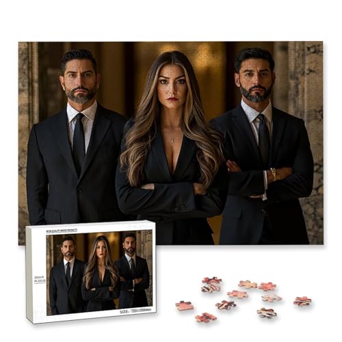 Personalisiertes Puzzle mit Eigenem Foto, Personalisiertes Puzzle 5000 Teile Erwachsene, Gestalte Selbst Holzpuzzle mit Bild, Fotopuzzle mit Benutzerdefiniertes Geschenkbox, für Geschenke, Deko, H-6 von Lijahoo
