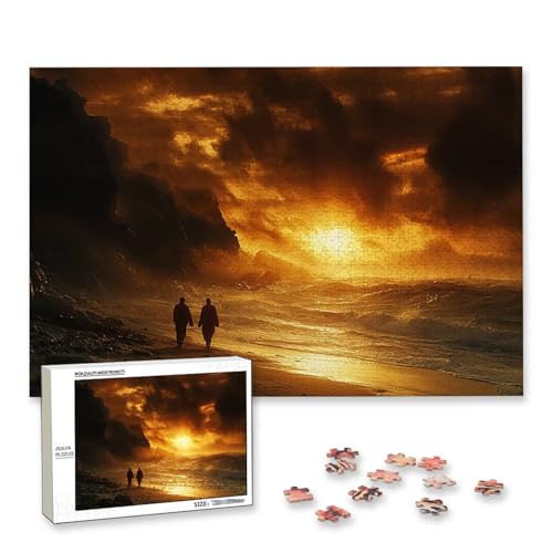Personalisiertes Puzzle mit Eigenem Foto, Personalisiertes Puzzle 5000 Teile Erwachsene, Gestalte Selbst Holzpuzzle mit Bild, Fotopuzzle mit Benutzerdefiniertes Geschenkbox, für Geschenke, Deko, I-32 von Lijahoo