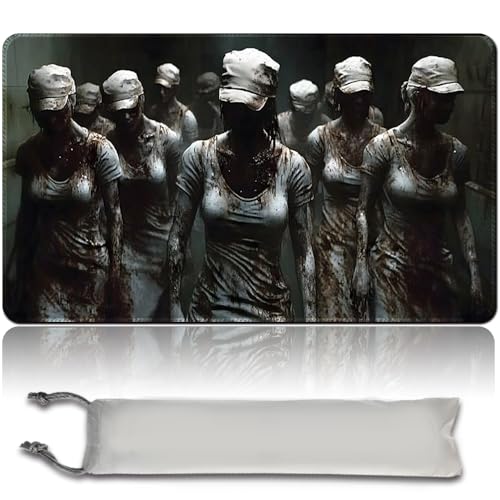 Spieler MTG Play Mat Gaming Mouse Pad Brettspiel genähte Kanten, Glatte Gummioberfläche, MTG PlayMat mit Zonen 60cm x 35cm Gaming Mouse Pad Kompatible MTG Spielmatte (No Zone,mtg46-9) von LikePlaymat