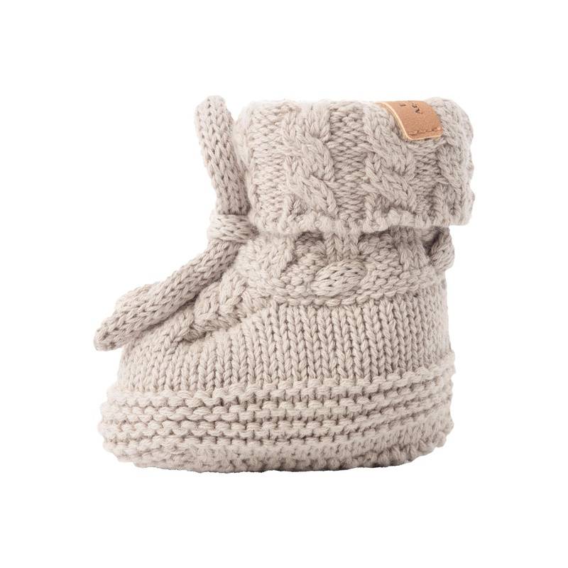 Baby-Schuhe NBMDAIO SLIPPER in pure cashmere von Lil' Atelier