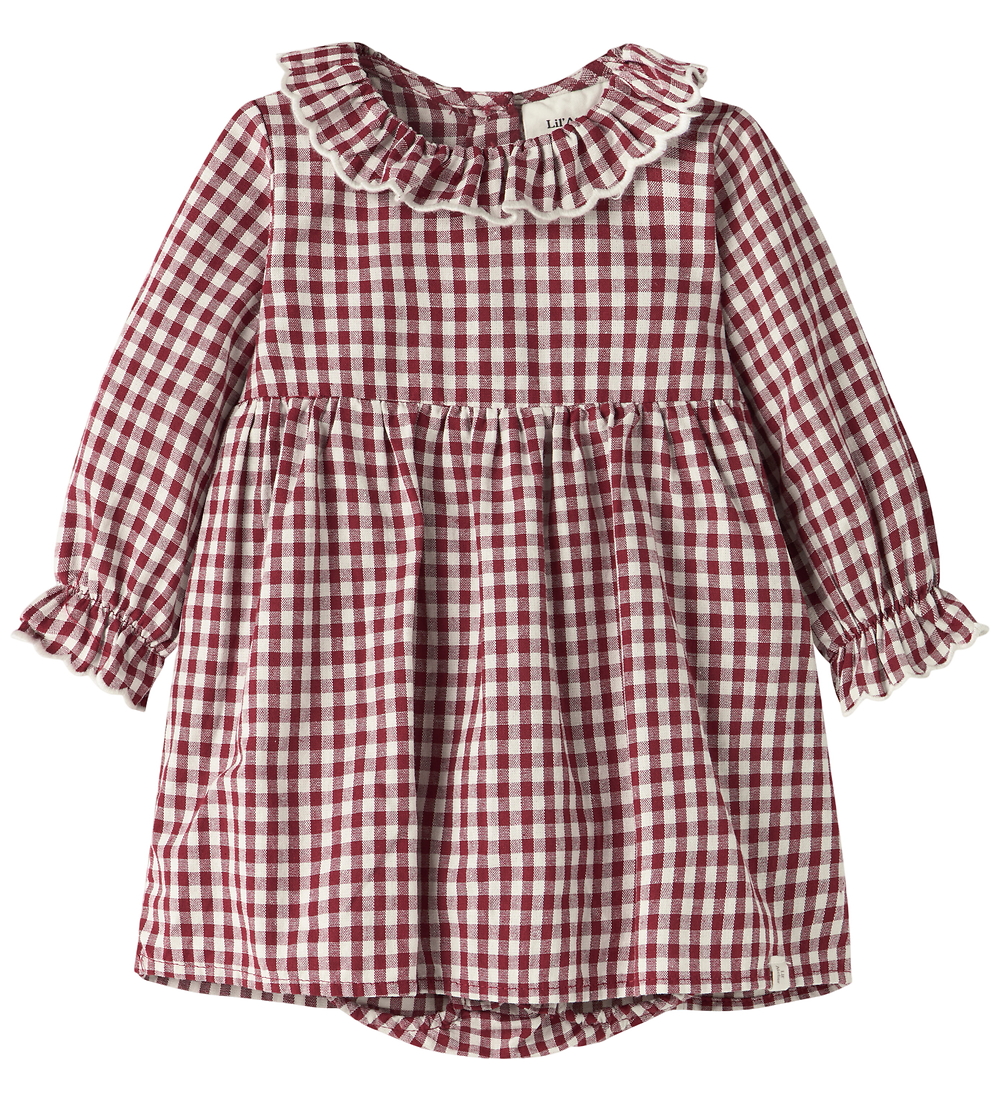 Lil' Atelier Body Kleid l/ä - NbfRoanne - Biking Red - Lil Atelier - 68 - Body L/Ä von Lil Atelier
