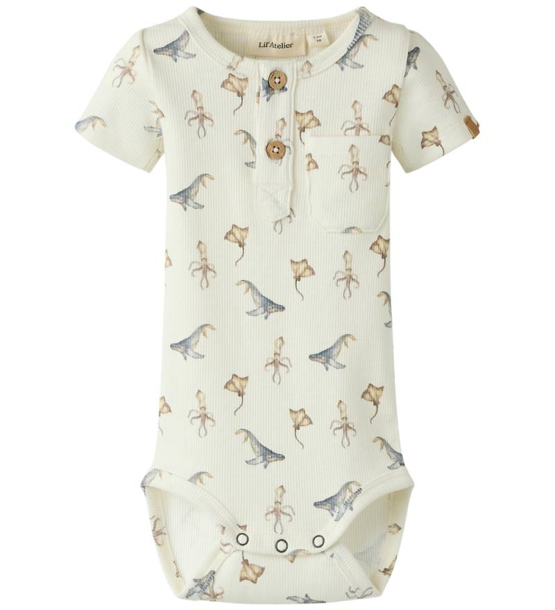 Lil' Atelier Body k/ä - Rib - NbmLavo - Coconut Milch/Sea Animal - Lil Atelier - 68 - Body K/Ä Lil' Atelier Body k/ä - Rib - NbmLavo - Coconut Milch/Sea Animal - Lil Atelier - 68 - Body K/Ä von Lil Atelier