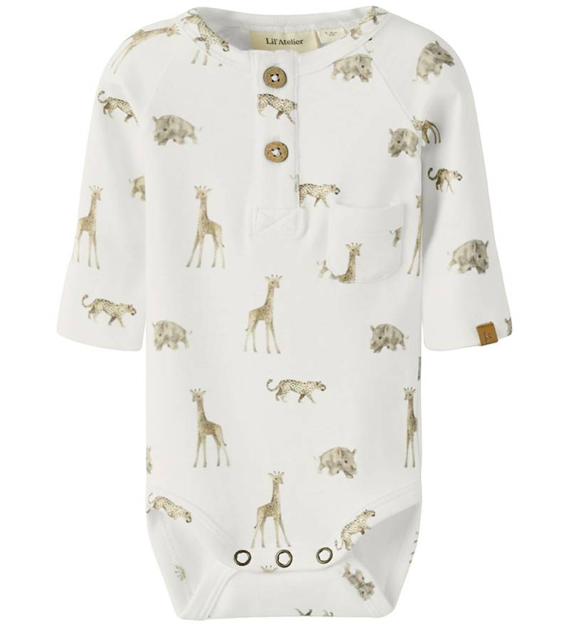 Lil' Atelier Body l/ä - NbmGayo - Coconut Milch/Animals Afrikani - Lil Atelier - 68 - Body L/Ä Lil' Atelier Body l/ä - NbmGayo - Coconut Milch/Animals Afrikani - Lil Atelier - 68 - Body L/Ä von Lil Atelier