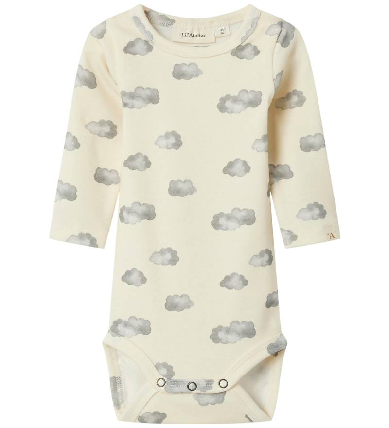 Lil' Atelier Body l/ä - NbnLayo - Noos - Turteltaube/Blue Cloud - Lil Atelier - 74 - Body L/Ä von Lil Atelier