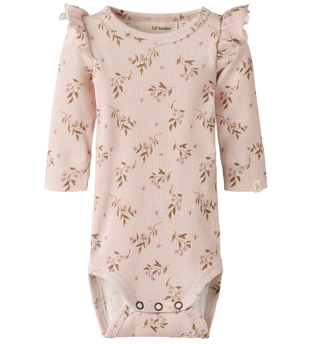 Lil' Atelier Body l/ä - Rib - NbfGavo - Hushed Violet/Flowers - Lil Atelier - 56 - Body L/Ä Lil' Atelier Body l/ä - Rib - NbfGavo - Hushed Violet/Flowers - Lil Atelier - 56 - Body L/Ä von Lil Atelier
