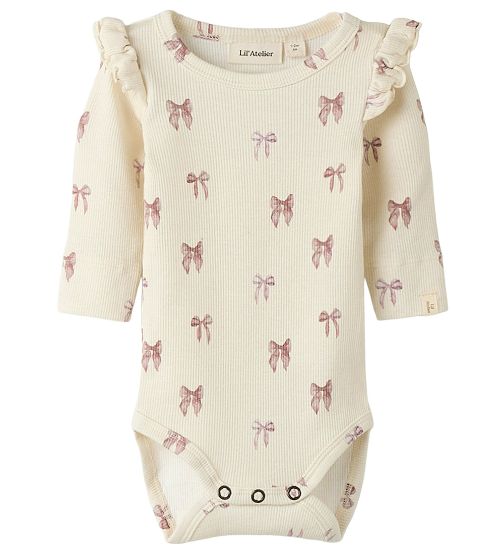 Lil' Atelier Body l/ä - Rib - NbfGavo - Turtledove/Bow - Lil Atelier - 62 - Body L/Ä Lil' Atelier Body l/ä - Rib - NbfGavo - Turtledove/Bow - Lil Atelier - 62 - Body L/Ä von Lil Atelier