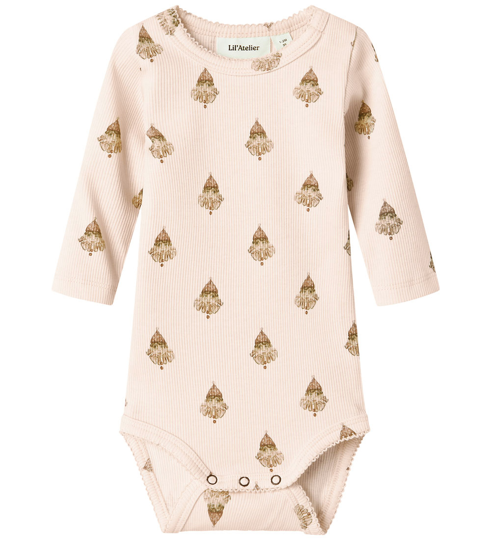 Lil' Atelier Body l/ä - Rib - NbfLavo - Pastel Pergament m. Huf - Lil Atelier - 56 - Body L/Ä Lil' Atelier Body l/ä - Rib - NbfLavo - Pastel Pergament m. Huf - Lil Atelier - 56 - Body L/Ä von Lil Atelier