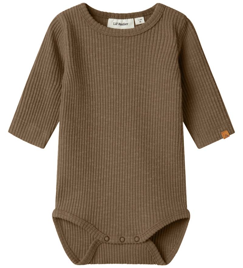 Lil' Atelier Body l/ä - Rib - NbmRajo - Känguru - Lil Atelier - 1 Jahr (80) - Body L/Ä von Lil Atelier