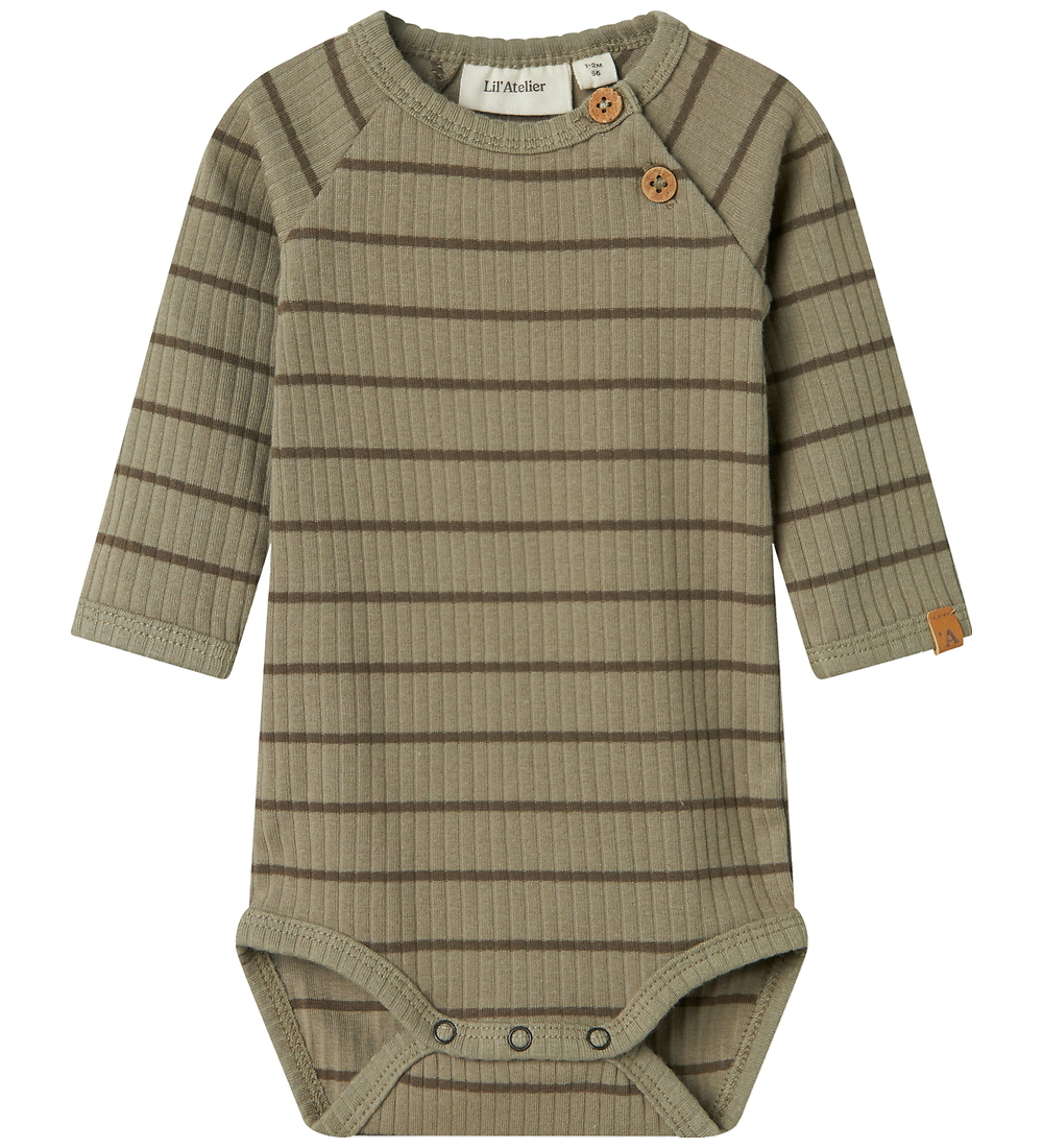 Lil' Atelier Body l/ä - Rib - Noos - NbmKail - Overland Trek - Lil Atelier - 74 - Body L/Ä von Lil Atelier